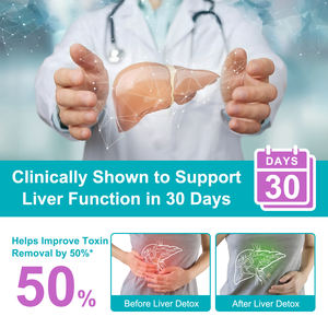 14-in-1 Label pribadi dukungan hati ekstrak Thistle susu Gummies Detox penurunan berat badan Vitamin-aktif botol liar - Product Image 5