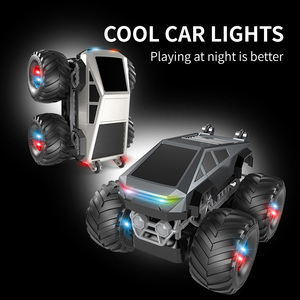 Coche de Acrobacias con Control Remoto de 2.4G - Vehículo con Luces y Música, Admite Giro Hacia Adelante/Atrás/Izquierda/Derecha y Demostración Automática con una Sola Tecla - Product Image 5