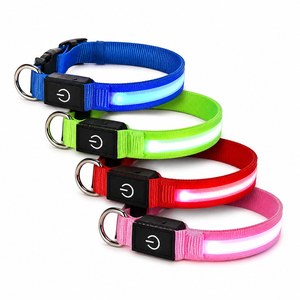 Collar <span class=keywords><strong>de</strong></span> Perro Luminoso, Collar <span class=keywords><strong>de</strong></span> Perro que Brilla en la Oscuridad, Collar <span class=keywords><strong>de</strong></span> Perro con Luz Nocturna, Collar <span class=keywords><strong>de</strong></span> Perro <span class=keywords><strong>de</strong></span> Alta Luminosidad, Collar LED para Perros - Product Image 2