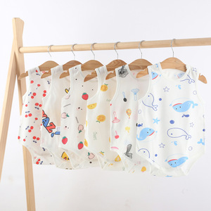 <span class=keywords><strong>Combinaison</strong></span> Triangle en Coton pour Bébé Printemps/Été 2026, Légère et Respirante, Unisexe, pour Nouveau-né, Tenue une Pièce pour Ramper - Product Image 3