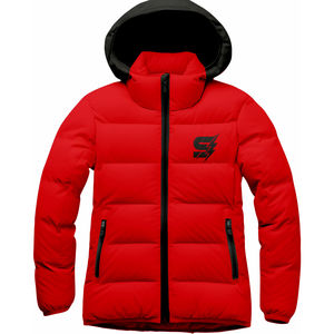 Chaqueta acolchada cálida ligera de alta calidad, abrigo de invierno con capucha y resistente al viento y al agua para viajes al aire libre, uso diario - Product Image 2