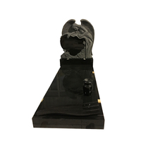 Grand monument en granit de luxe sculpté à la main cimetière en marbre pierre tombale famille mausolée