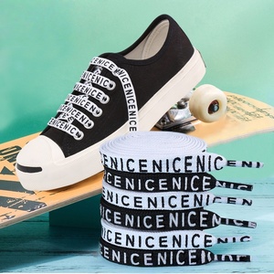 Fashion Classic Flat <b>Shoelaces</b> with Printed Letters Personalized Accessories for Casual Sneakers and Versatile Everyday Style - Product Image 5