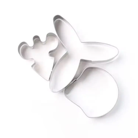 Acier inoxydable 3 pcs/set Papillon Orchidée Fondant Cutter Fleur Pétale Décoration Gâteau Cutter Moules
