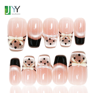<span class=keywords><strong>Faux</strong></span> ongles de luxe faits main <span class=keywords><strong>en</strong></span> acrylique, style French Manucure, épais, avec art 3D, <span class=keywords><strong>en</strong></span> gros, pour filles - Product Image 5