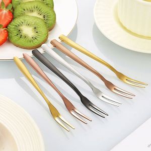 Fourchettes à escargots en acier inoxydable avec logo personnalisé, fourchettes portables pour cocktails, salades et fruits, idéales pour les fêtes et les voyages - Product Image 6