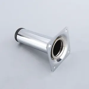 30mm Diameter Round Tube 100-700mm Height Metal Sofa Leg Table Leg For Kitchen Living Room