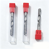 Fraise à un seul denturement en carbure monobloc, outil de fraisage CNC à une seule tranchant pour le travail du bois, la gravure et la découpe