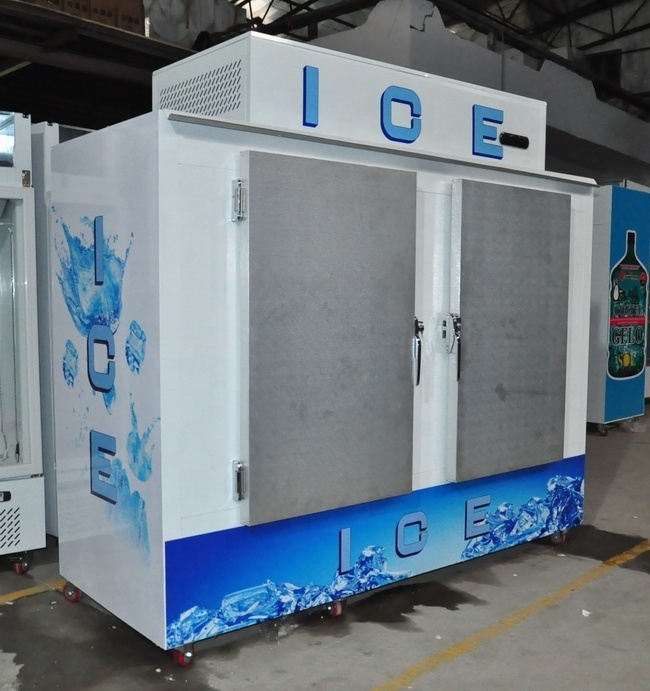 Intérieur/Extérieur glace ensachée marchandises/bac de stockage de glace congélateur
