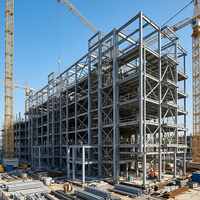 Edificio de Apartamentos Moderno con Estructura de Acero, Sistema Prefabricado con Aislamiento Térmico para el Hogar