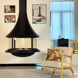 <span class=keywords><strong>Chimenea</strong></span> Colgante de Leña, Estufa de Leña Suspendida con o sin <span class=keywords><strong>Puerta</strong></span>, Tamaño y Forma Personalizados, Interior o Exterior, a Gas - Product Image 1