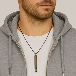 Kalung nafas minyak esensial baja tahan karat, Kalung pernapasan tanpa uap bebas stres Herbal Inhaler hidung - Product Image 4