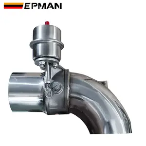 EPMAN Vacuum Activated Electric Exhaust Valve Muffler Cutout Pipe Valve Close Style Customs Made EPAA17G01M