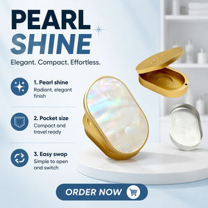 Caja de Perfume Creativa Hecha a Mano con Tapa Abatible de Aleación de Zinc, Estuche Vacío Personalizable, Divisores para Lápiz Labial, Colorete, Bálsamo Labial y Sombra de Ojos - Product Image 4