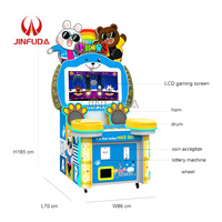 Machines de divertissement pour parc d'attractions pour enfants à pièces, jeu d'arcade musical avec rythme de batterie pour enfants