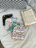 Pochette de maquillage brodée en coton et lin, mini pochette à rouge à lèvres, jolie pochette de rangement pour serviettes hygiéniques, pochette portable pour femmes