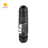 Connecteur d'alimentation industriel Ip68 plastique et métal LP28 3 5 broches mâle femelle Led connecteur de fil étanche