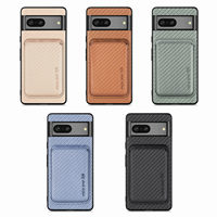 Étui portefeuille magnétique détachable en cuir PU de luxe pour Google Pixel 8A 9A 10 Pro, étui de téléphone universel en cuir avec fente magnétique pour cartes