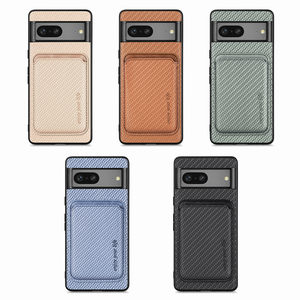 Étui portefeuille magnétique détachable en cuir PU de luxe pour <span class=keywords><strong>Google</strong></span> Pixel 8A 9A 10 Pro, étui de téléphone universel en cuir avec fente magnétique pour cartes - Product Image 6