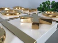 Accessoires pour la maison, jeu d'échecs moderne en marbre noir et blanc, jeu de tic-tac-toe international, échiquier d'intérieur