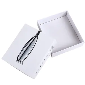 Custom mens gift box hair removal best double edge blade safety electric razor packaging with lid and base