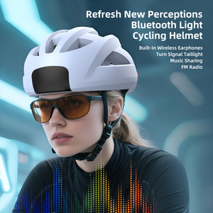 <span class=keywords><strong>Casque</strong></span> de vélo intelligent K60 unisexe pour adultes, respirant, avec clignotants, radio FM et écouteurs sans fil intégrés - Product Image 1