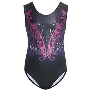 Maillots de gimnasia rítmica hechos a medida para niñas, ideales para competiciones, entrenamientos y presentaciones. - Product Image 1