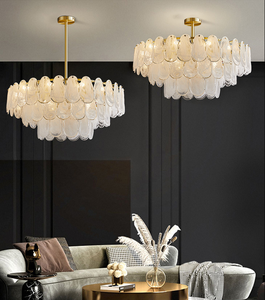 Lampadario in vetro di lusso leggero e di lusso luci Creative <span class=keywords><strong>per</strong></span> soggiorno e <span class=keywords><strong>sala</strong></span> <span class=keywords><strong>da</strong></span> <span class=keywords><strong>pranzo</strong></span> - Product Image 6
