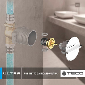 Valvola di intercettazione a parete ULTRA STRAIGHT VERSION TECO DN20-3/4\" Fil - Product Image 4