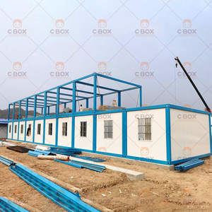 บ้านคอนเทนเนอร์ CBOX แบบถอดประกอบได้ รูปทรงสี่เหลี่ยมผืนผ้า ความหนามาตรฐาน ดีไซน์อุตสาหกรรม สำหรับใช้เป็นที่อยู่อาศัย - Product Image 2