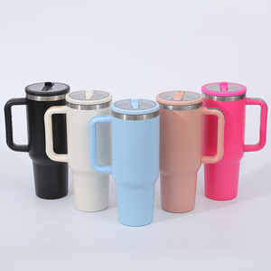 Nouvelle Tasse Isotherme Anti-fuite 2026 pour l'Aventure, Modèle Original Stan Cup 40 oz avec Poignée, en Acier Inoxydable, Mug à Café Sous Vide 40 Ounces - Product Image 1