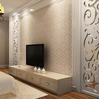 Ensemble de meubles de chambre en bois de luxe personnalisé, comprenant armoire modulaire, lit king size, coiffeuse, table de chevet et meuble TV, pour entrepôt et appartement