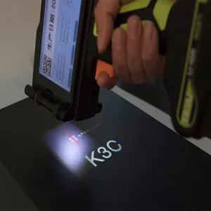TIJ 0.5 Inch Printing Machine 5-inch Touch Screen Portable Handheld Inkjet Printer Multiple Languages Free Test Printing Samples