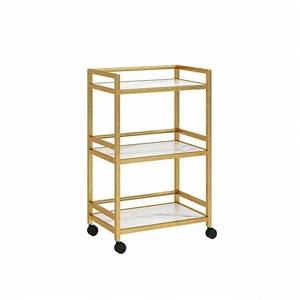 Carrito Pequeño para Salón de Belleza, Carrito para Herramientas de Manicura, Bordado y Peluquería, Carrito de Almacenamiento para Equipos de Peluquería y Cuidado de Pestañas - Product Image 6