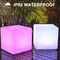 Incandescente illuminato A LED sgabello cubo 3d 8x8x8 led cube led seduta cubi