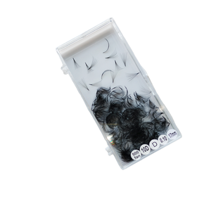 Extensiones de pestañas volumen 10D hechas a mano estilo europeo embalaje personalizado con logotipo de aspecto natural bajo MOQ de Vietnam - Product Image 6