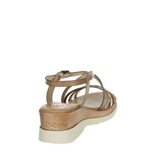 Fi2949 sandali con zeppa in vera pelle con cinturino piatto con plateau alla caviglia per l'inverno primavera estate-traspiranti e impermeabili - Product Image 3