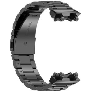 Correa de reloj de repuesto para <span class=keywords><strong>Amazfit</strong></span>, correa de acero inoxidable, <span class=keywords><strong>metal</strong></span>, tres cuentas, 3 eslabones, con herramienta - Product Image 3