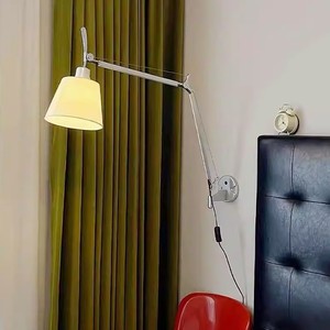 Nouvelle lampe murale de lecture LED de luxe nordique, extensible, décorative, à bras long réglable, pour chambre à coucher, avec lumière - Product Image 4