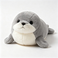 Peluche Animale Kawaii Personnalisée : Capybara, Pingouin, Renard, Ours Fraise, Phoque