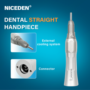 Niceden Kit di Handpiece dentale a bassa velocità pulsante esterno per via d'acqua contro angolo 2/4 fori per aria motore apparecchiature dentali - Product Image 5