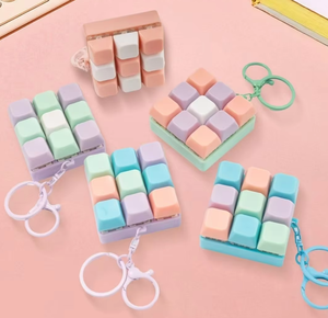 Jouet porte-clés transfrontalier anti-stress en plastique, avec bouton de pression, simulateur de clavier <span class=keywords><strong>Tetris</strong></span>, pour l'entraînement de la coordination œil-main - Product Image 6