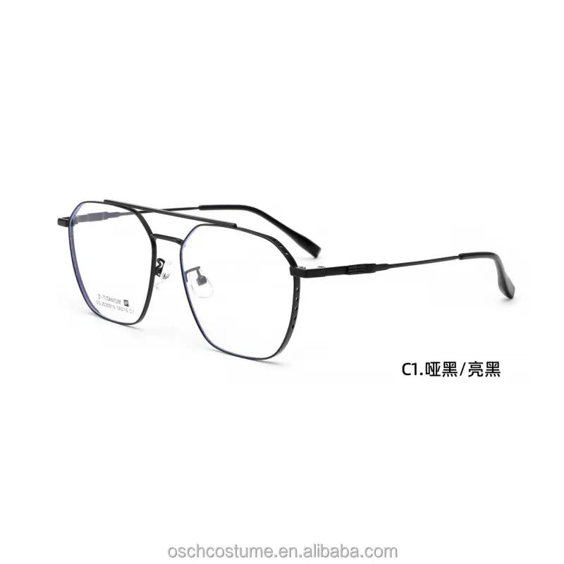 Çin fabrika Metal gözlük göz gözlük b-titanyum optik gözlük çerçeveleri erkekler kadınlar için alaşım manyetik olmayan titanyum gözlük