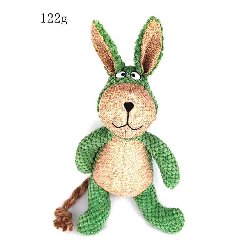 Donkey with hemp rope (green)