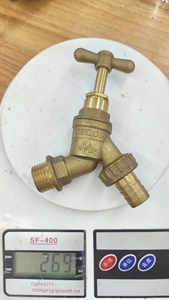 <span class=keywords><strong>Robinet</strong></span> d'eau extérieur de jardin en cuivre britannique 1/2, à ouverture lente, avec 4 voies - Product Image 3