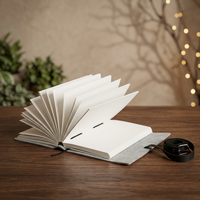 Carnet en cuir personnalisé avec logo, noir et blanc, en crin de cheval, vente en gros, journal en cuir véritable pour cadeau
