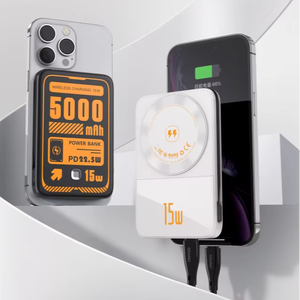 HDL แบตสำรองคุณภาพสูง 5000mAh-10000mAh 20W/22.5W ชาร์จเร็วแบบแม่เหล็ก PD พร้อมหน้าจอ LED พกพาสะดวก - Product Image 4