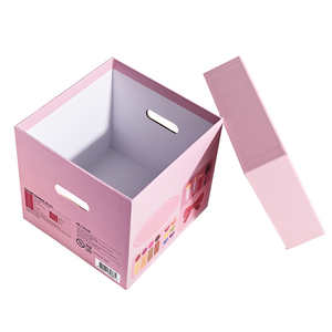 Có Thể Tái Chế Boite Cadeau Tùy Chỉnh In Lưu Niệm Kid Đồ Chơi Lưu Trữ Cứng Nhắc Tông Hộp Quà Tặng Với Nắp - Product Image 4