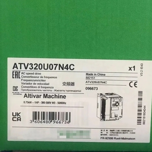 อินเวอร์เตอร์ Altivar ATV320 รุ่นใหม่และของแท้ ATV320U07N4C 0.75kW 380...500V 3 เฟส พร้อมฮีทซิงค์ - Product Image 3
