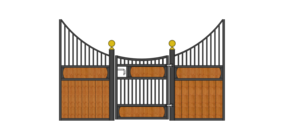 Seepoem 3Mまたは4M馬小屋馬車前屋台スイングドア付き回転ボウル取り付け可能 - Product Image 2